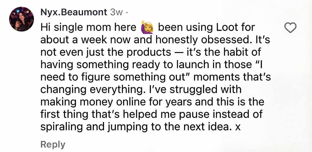 A LOOT buyer's comment